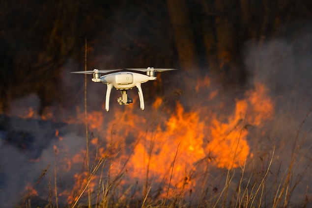3. Orman yangınları için drone'lar