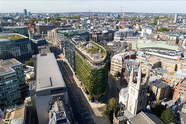 2. Bina, İngiltere başkenti Londra’da Farringdon ve Moorgate arasında trafik yoğunluğu olan Culture Mile'da yer alacak.