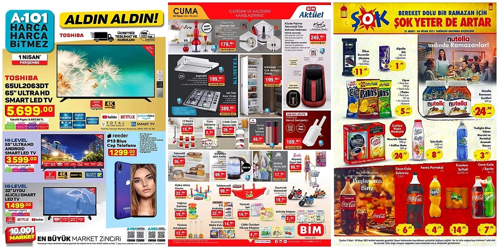 A101, BİM ve ŞOK Aktüel Ürünler Listesinde Bu Hafta Neler Var?