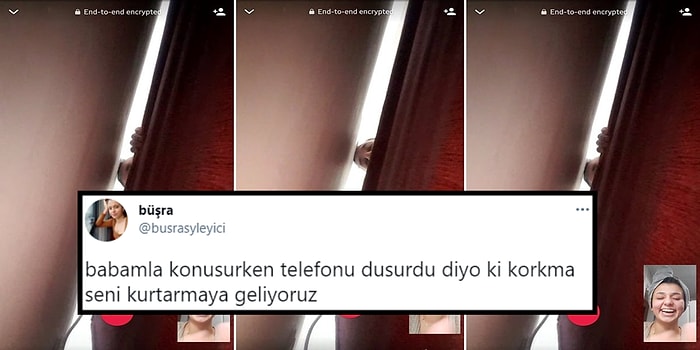 Ne Tatlı Babalarınız Var: Görüntülü Konuşurken Telefonu Düşüren Babadan Kızına; 'Seni Kurtarmaya Geliyoruz'