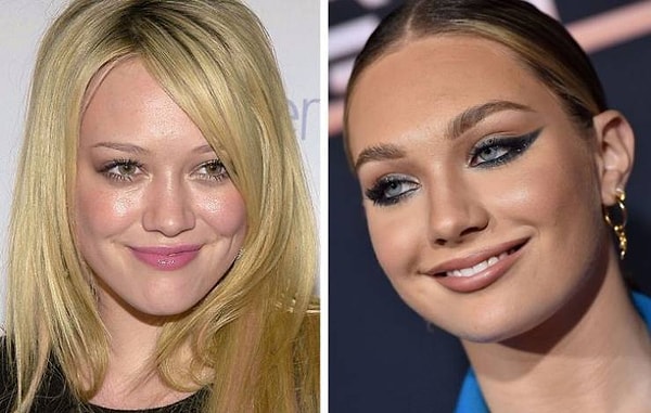 3. Хилари Дафф и Мэдди Зиглер, 17 лет