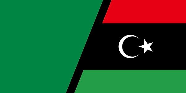 4. Libya'nın bayrağı, dünyada yalnızca renkten oluşan tek bayraktı.