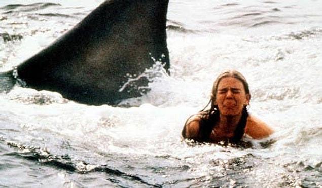15. Steven Spielberg Jaws filmindeki ilk kurbanı oynaması için bir dublör tutmuştu. Çekim sırasında ekip onu suyun altına çekecekti. İlk bir kaç denemeden sonra yeterli gerçekçiliği yakalayamadıkları için Spielberg ekibe, oyuncuyu onun beklemediği bir anda suya çekmelerini söyledi.