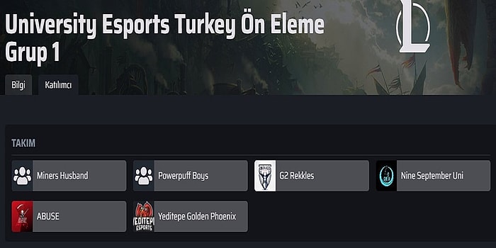 University Esports Turkey Grup Elemeleri Belli Oldu