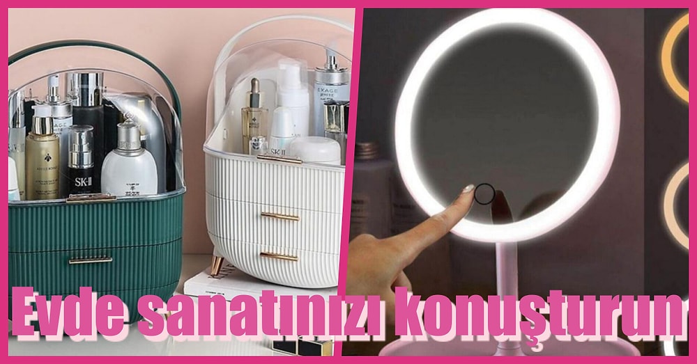 Odanızı Bir Makyaj Stüdyosuna Çevirip Profesyonel Görünüm İçin Kullanabileceğiniz Makyaj Aksesuarları