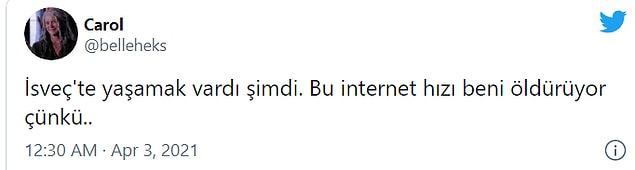 16. Yani bu isteğin tek sebebi internet hızı değil sanki ama yine de hak veriyoruz
