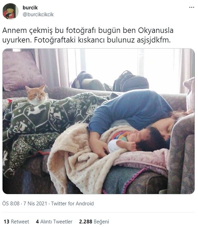1. Ne oluyor ya? diyerek uyanmış gibi...