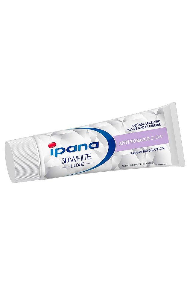 6. İpana 3 Boyutlu Beyazlık Luxe sigara içenler için diş macunu
