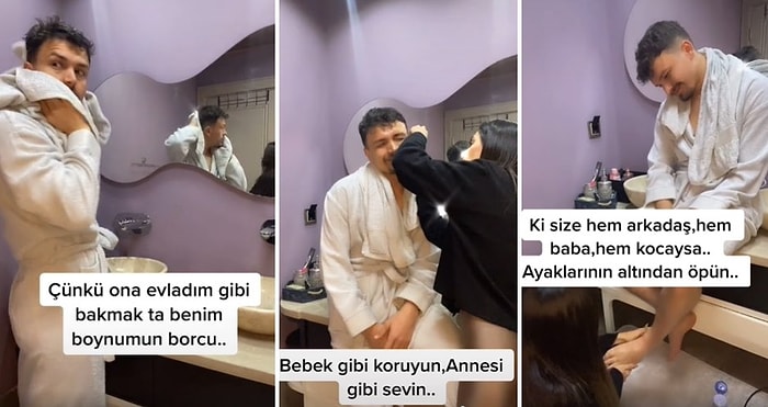 'Sevgilinizi Bebek Gibi Koruyun, Annesi Gibi Sevin, Ayaklarının Altından Öpün' Diyen Kadına Gelen Tepkiler