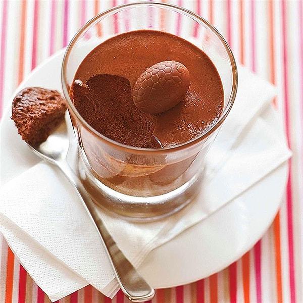 10. Çikolatalı Mousse Tarifi: