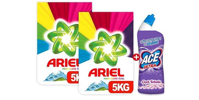 8. Ariel'de yıllardır en iyi çamaşır deterjanı markası olabilir.