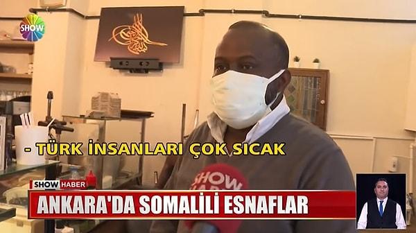 "Ankara'da küçük Somali" başlığı ile yayınlanan haberde Ankara'daki Somalili esnaflar ile yapılan röportajlar yayınlandı.
