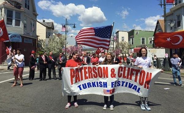 New Jersey'deki Paterson şehri, Amerika'da Türklerin toplu olarak yaşadıkları en kalabalık yer.