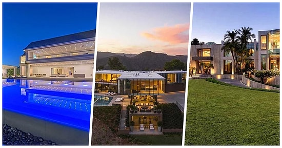 Hayaller Hayatlar! Amerika'nın En Güzel Eyaletlerinden Biri Olan Kaliforniya'da Bulunan En Pahalı 20 Ev