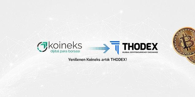 Kripto para piyasasının coştuğu 2017 yılında da şirketin ismini Thodex olarak değiştirdi.