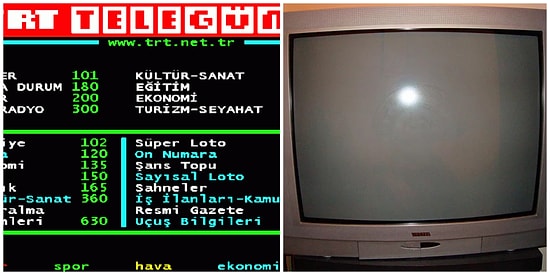 İnternet Gelince Pabucu Dama Atılan Fantastik Teknoloji: Teletext