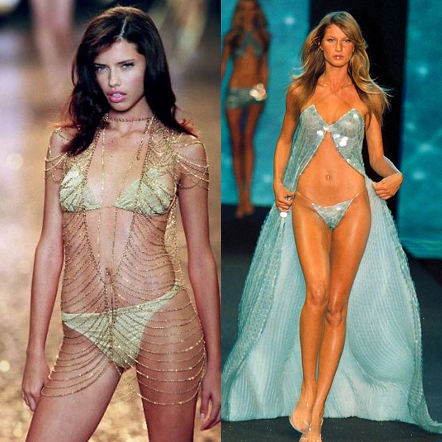 6. 2000 - Adriana Lima ve Gisele Bundchen