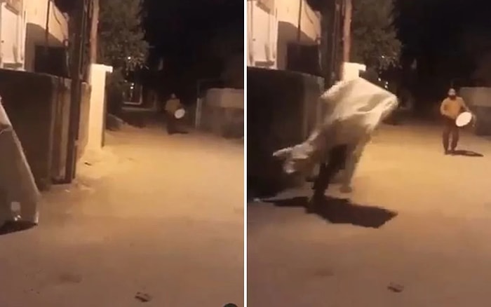 Kahramanmaraş'ta 'Hayalet' Kılığına Girerek Ramazan Davulcusunu Korkutan Vatandaş