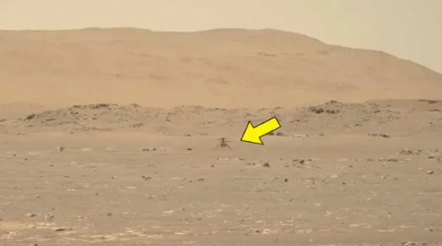 10. Ingenuity isimli helikopter Mars'taki ilk hava aracı oldu.