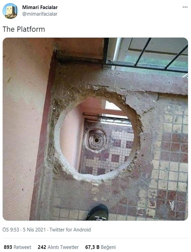 1. Üst katlarda uyanmış.
