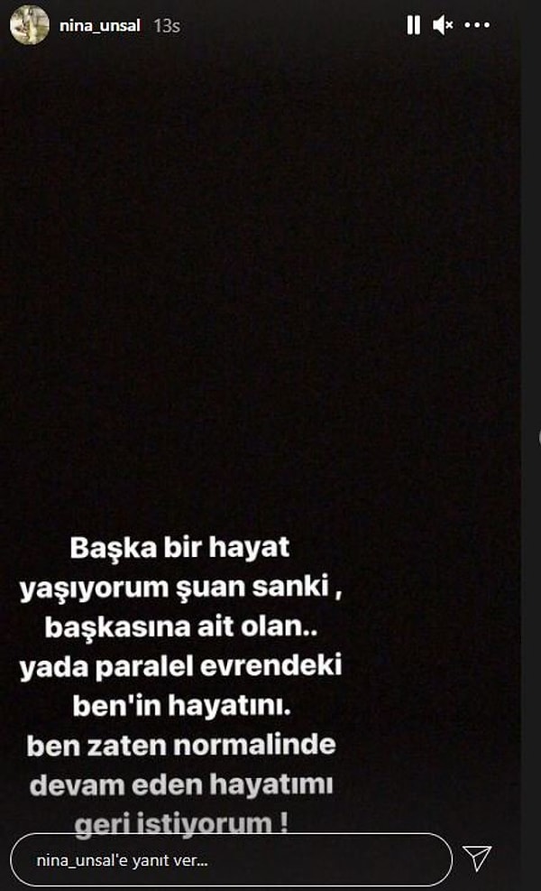 “Hayatımı geri istiyorum”