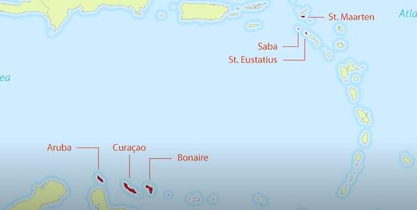 2. Hollanda'nın Karayipler'de 3 adası bulunuyor.