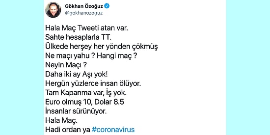 Gökhan Özoğuz'un Maç Tweeti Atanlara Sinirlenmesine Destek de Geldi Tepki de