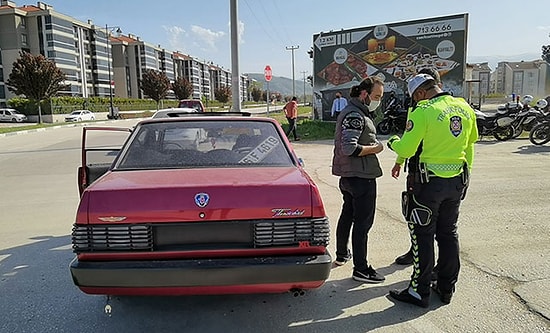 90 Bin TL'ye Modifiye Ettiği Otomobiliyle 2. Kez Ceza Yedi