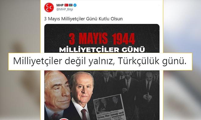 MHP'nin 'Türkçülük' Yerine 'Milliyetçiler Günü'nü Kutlaması Sosyal Medyada Tepkilere Neden Oldu