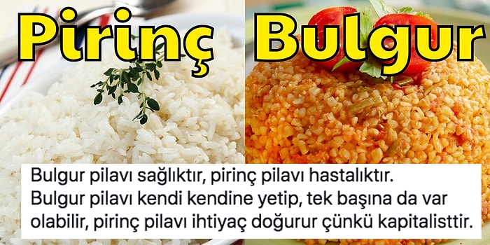 Halk Yoklamasına Devam Eden Vedat Milor Bu Sefer de Pirinç ve Bulgur Pilavını Yarıştırdı!