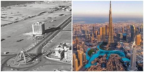 Arap Dünyasının Sakin Bir Bölgesi Olan Dubai'nin Sadece 50 Yılda Yaşadığı Büyük Değişim