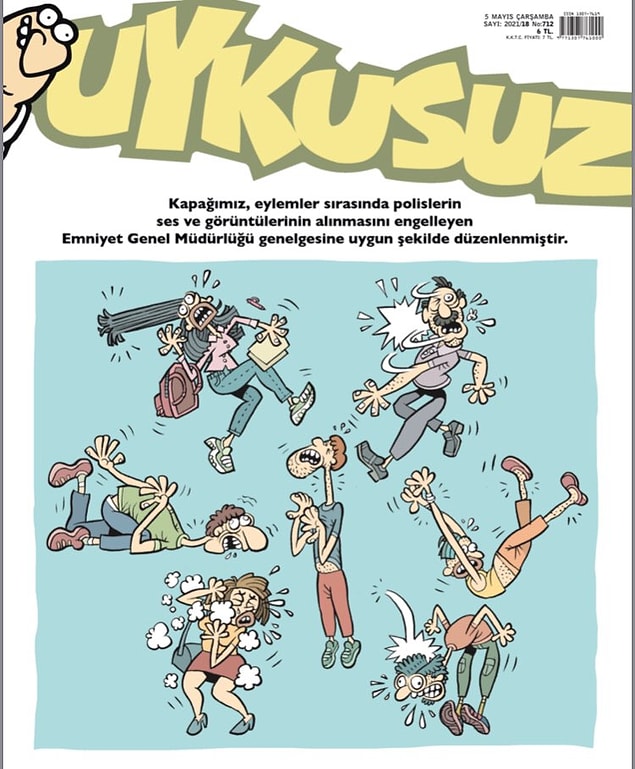 Derginin genelgeyi eleştirdiği kapak şöyle 👇