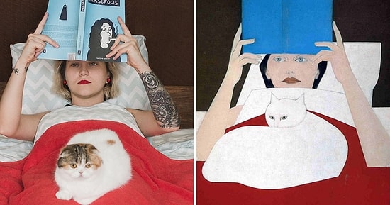 Пара, которая скучала на карантине, воссоздала известные картины, и вот 18 лучших из них