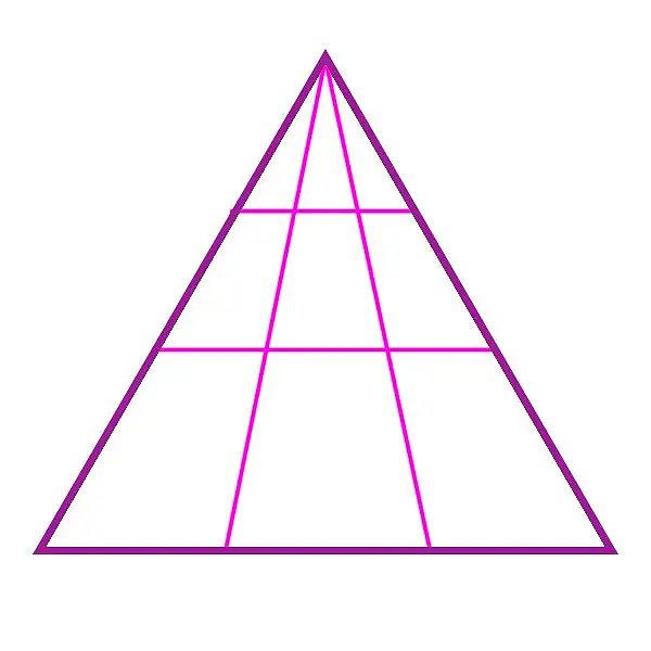 10. Testi bir klasikle bitirelim: Aşağıdaki resimde kaç tane üçgen var?