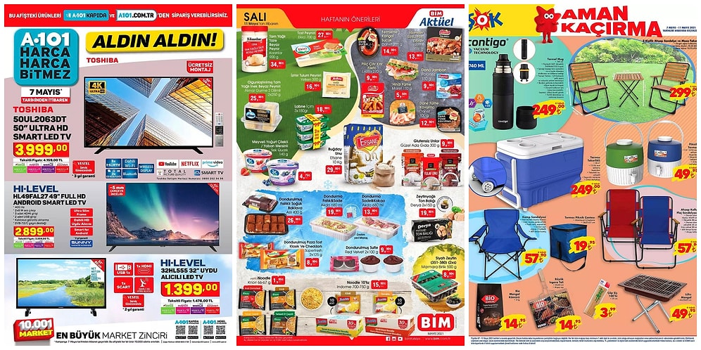 Online Alışveriş Devam Ediyor: A101, BİM ve ŞOK Aktüel Ürünler Listesinde Bu Hafta Neler Var?