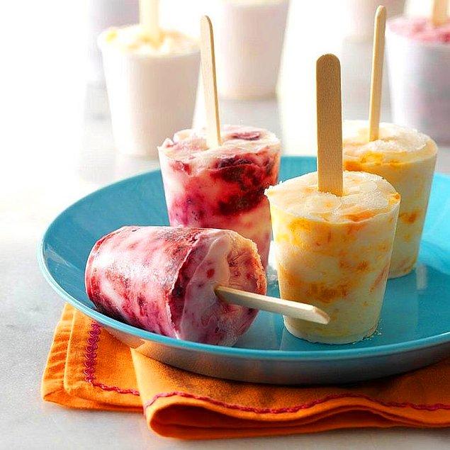 10. Meyveli Dondurma Tarifi: