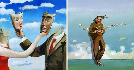 20 сюрреалистических иллюстраций от итальянской художницы, которые раскрывают проблемы современного общества