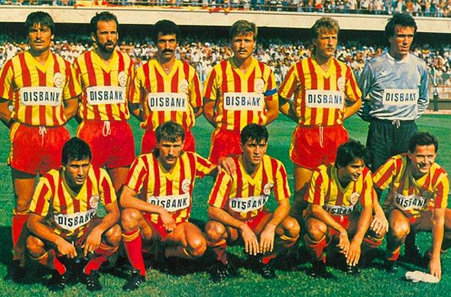 8. 1986-1987 sezonunun son haftasına rakibi Beşiktaş'ın 1 puan önünde giren Galatasaray, son hafta Eskişehirspor'u 2-1 yenip şampiyon oldu.