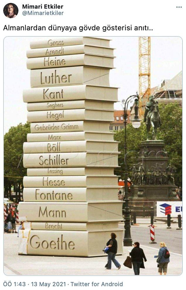 Kanayan yaramızın üstüne Almanya'nın bu konuda tüm dünyaya gövde gösterisi yaparcasına yarattığı anıt ise dikkat çekti. 👇