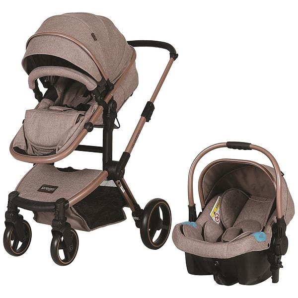 13. Prego Baby Quattro Pro travel sistemi doğumdan itibaren bebeğiniz 15 kg olana kullanabilirsiniz.