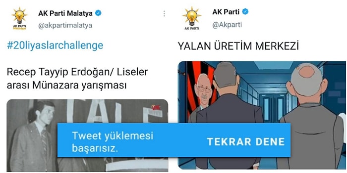 Son Dönemde Gelen Tepkiler Üzerine AKP Tarafından Silinen Bazı 'Tweetler' ve Kaldırılan 'Heykeller'