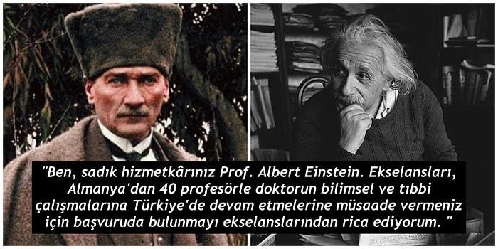 Einstein'ın 'Dünyanın En Büyük Lideri' Dediği Atatürk ile Yollarının Kesişmesinin İlginç Hikayesi