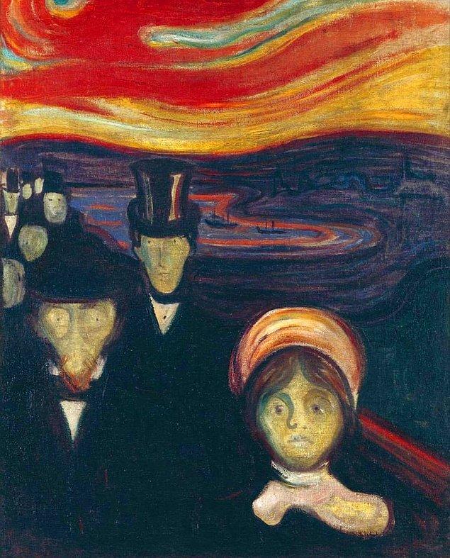 Norveçli sanatçı Edvard Munch, endişe ve halüsinasyonlardan muzdaripti.