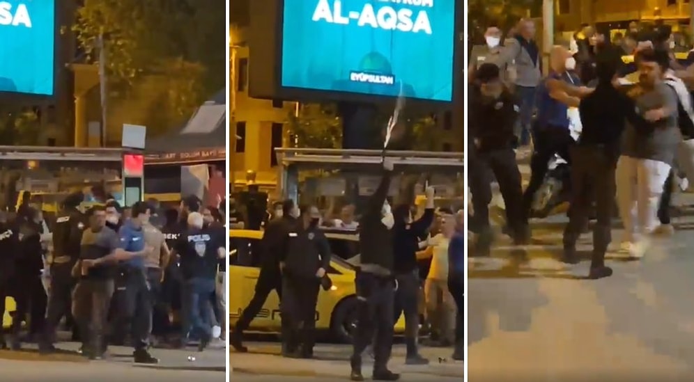 Şampiyonluk Kutlaması Yapan Beşiktaş Taraftarı ile Bekçiler Birbirine Girdi, Bekçiler Havaya Ateş Açtı