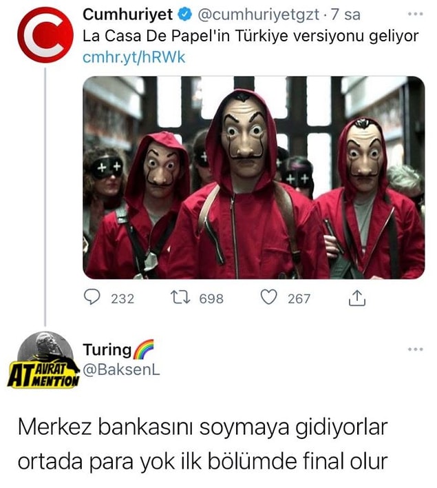 10. Gelmesin gelmesin. :)