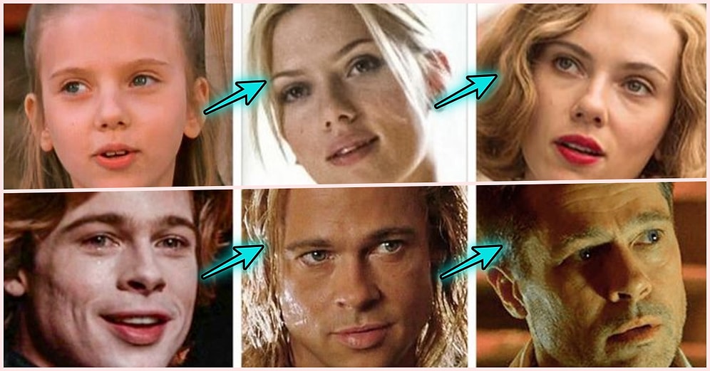 Dünyaca Ünlü Oyuncular Kariyerlerinin Farklı Dönemlerinde Nasıl Görünüyorlardı?