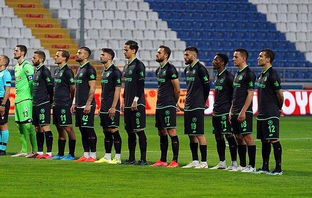 11. Konyaspor - 8 futbolcu