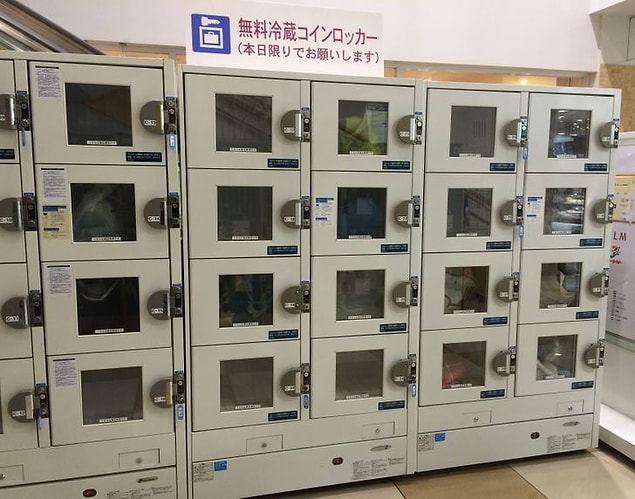 12. "Japonya'da bulunan bu alışveriş merkezinde çabuk bozulabilecek gıdalarınız için ücretsiz buzdolapları var, böylece yiyeceklerinizi aldıktan sonra alışverişinize devam edebilirsiniz."