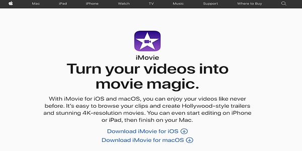 9. iMovie