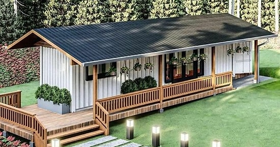 15 удивительно красивых домов, построенных из промышленных транспортных контейнеров